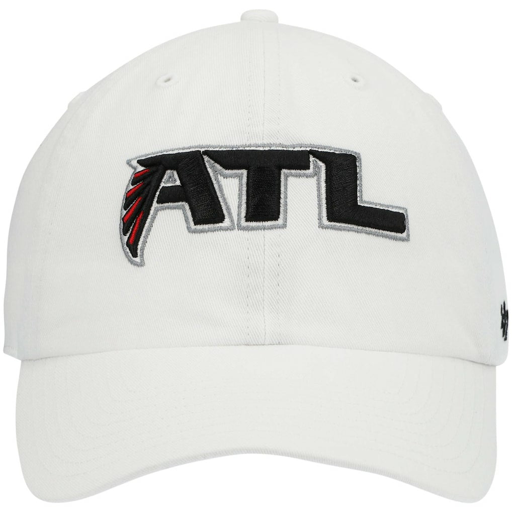 Atlanta Falcons '47 Clean Up Adjustable Hat White