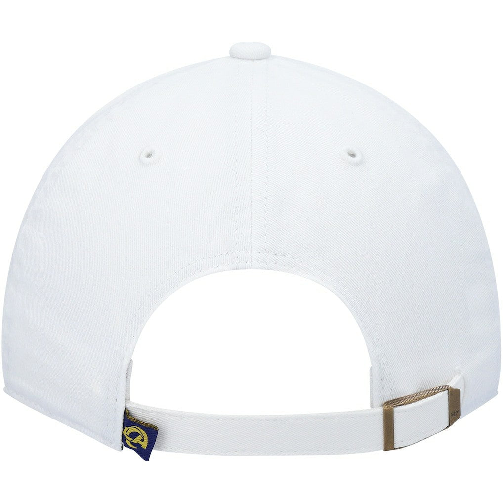 Los Angeles Rams '47 Logo Clean Up Adjustable Hat White