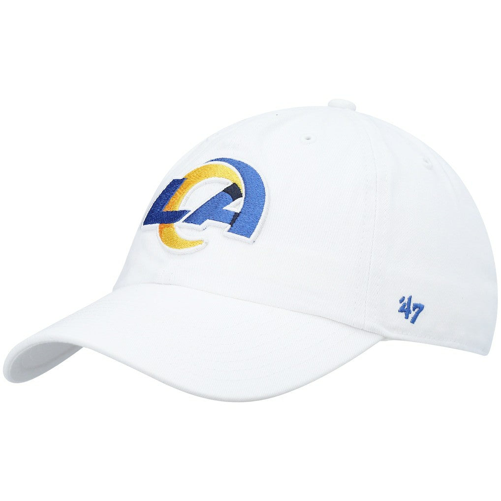 Los Angeles Rams '47 Logo Clean Up Adjustable Hat White