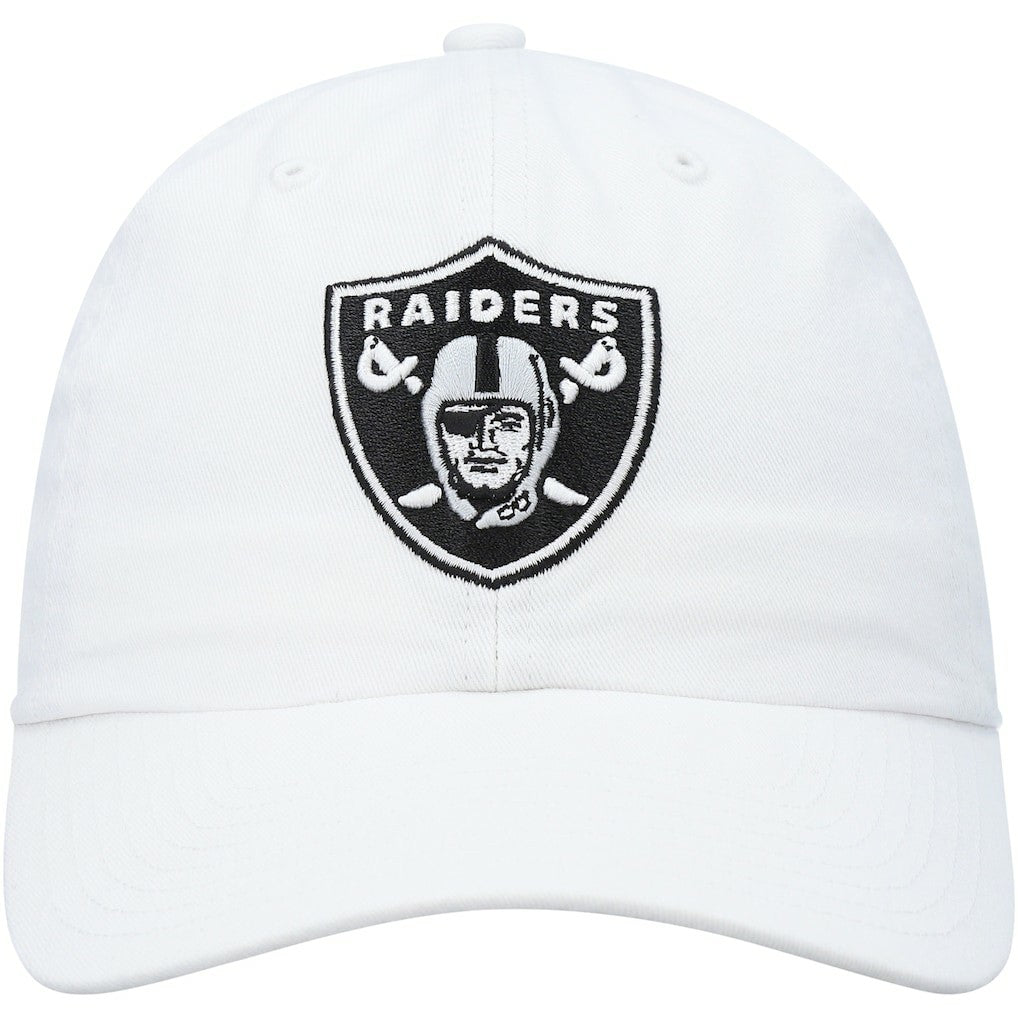 Las Vegas Raiders '47 Clean Up Adjustable Hat White