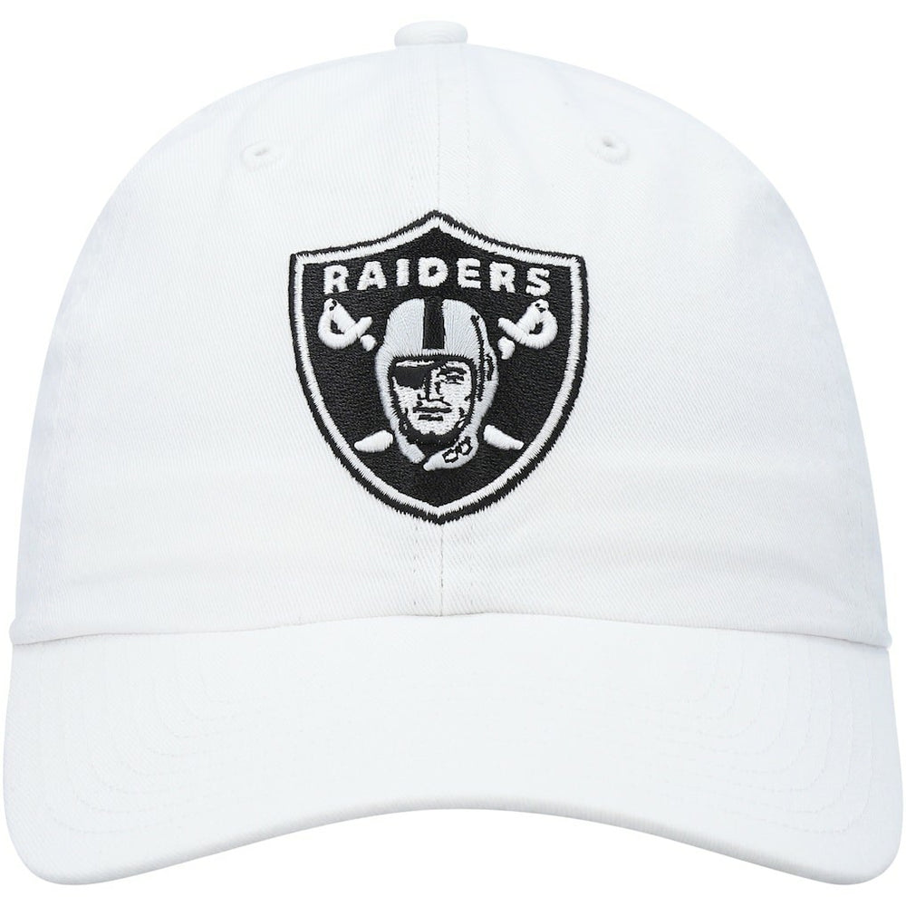 Las Vegas Raiders '47 Clean Up Adjustable Hat White
