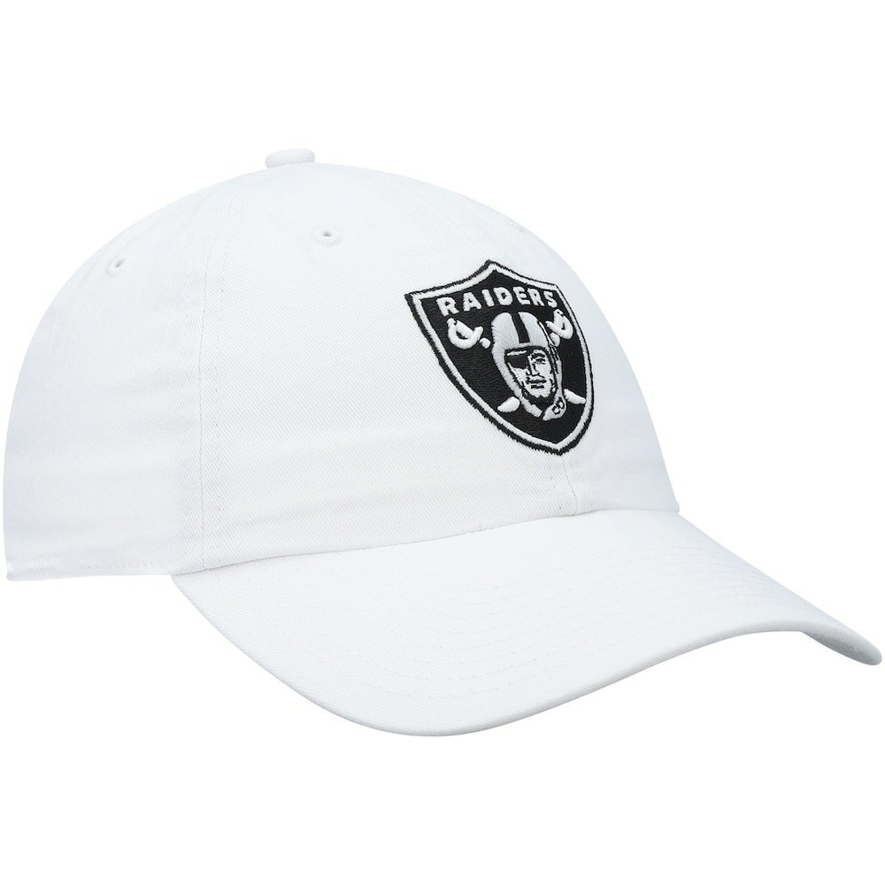 Las Vegas Raiders '47 Clean Up Adjustable Hat White