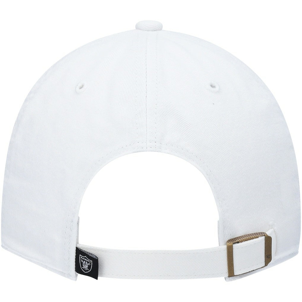 Las Vegas Raiders '47 Clean Up Adjustable Hat White