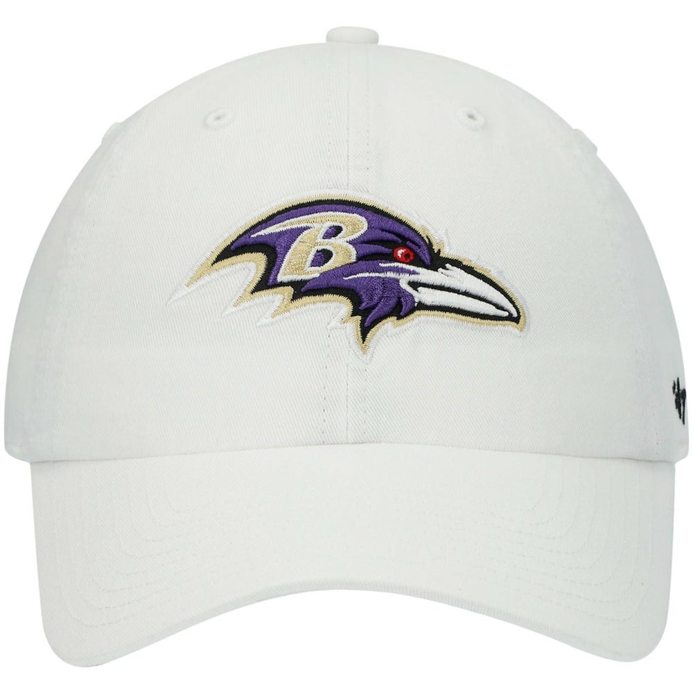 Baltimore Ravens '47 Clean Up Adjustable Hat White