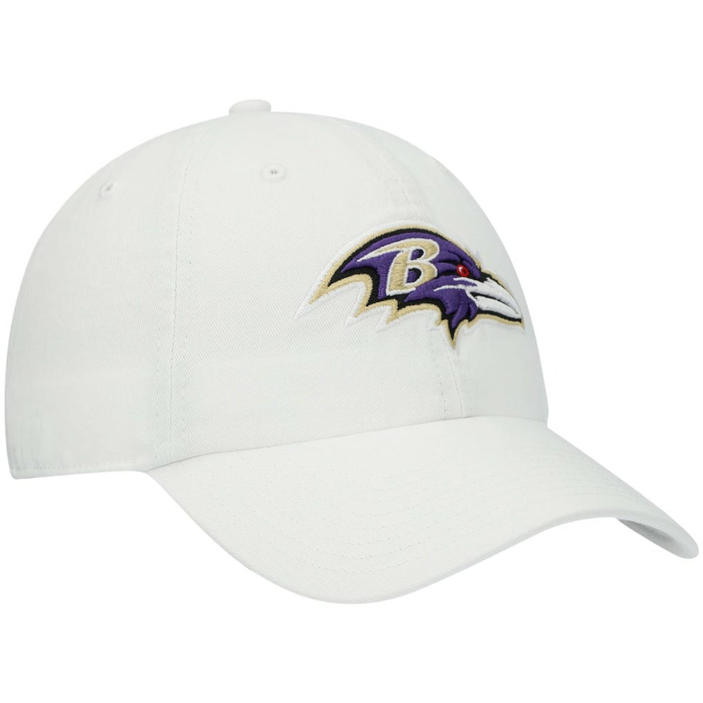 Baltimore Ravens '47 Clean Up Adjustable Hat White