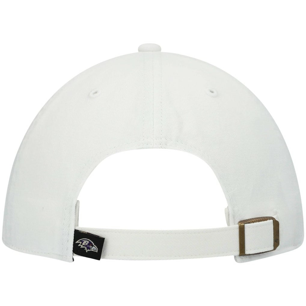 Baltimore Ravens '47 Clean Up Adjustable Hat White