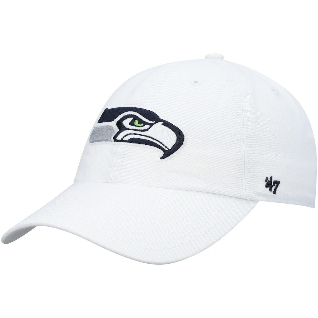Seattle Seahawks '47 Clean Up Adjustable Hat White