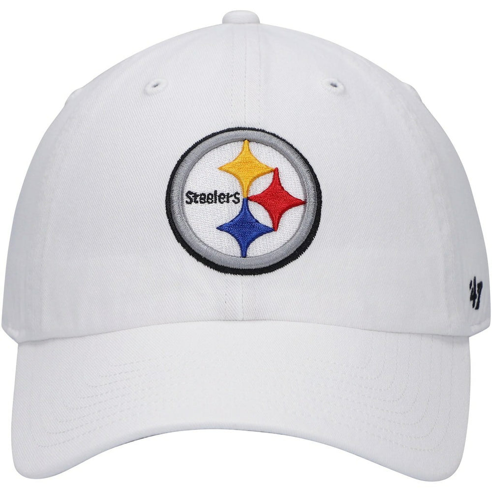 Pittsburgh Steelers '47 Logo Clean Up Adjustable Hat White