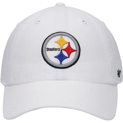 Pittsburgh Steelers '47 Logo Clean Up Adjustable Hat White