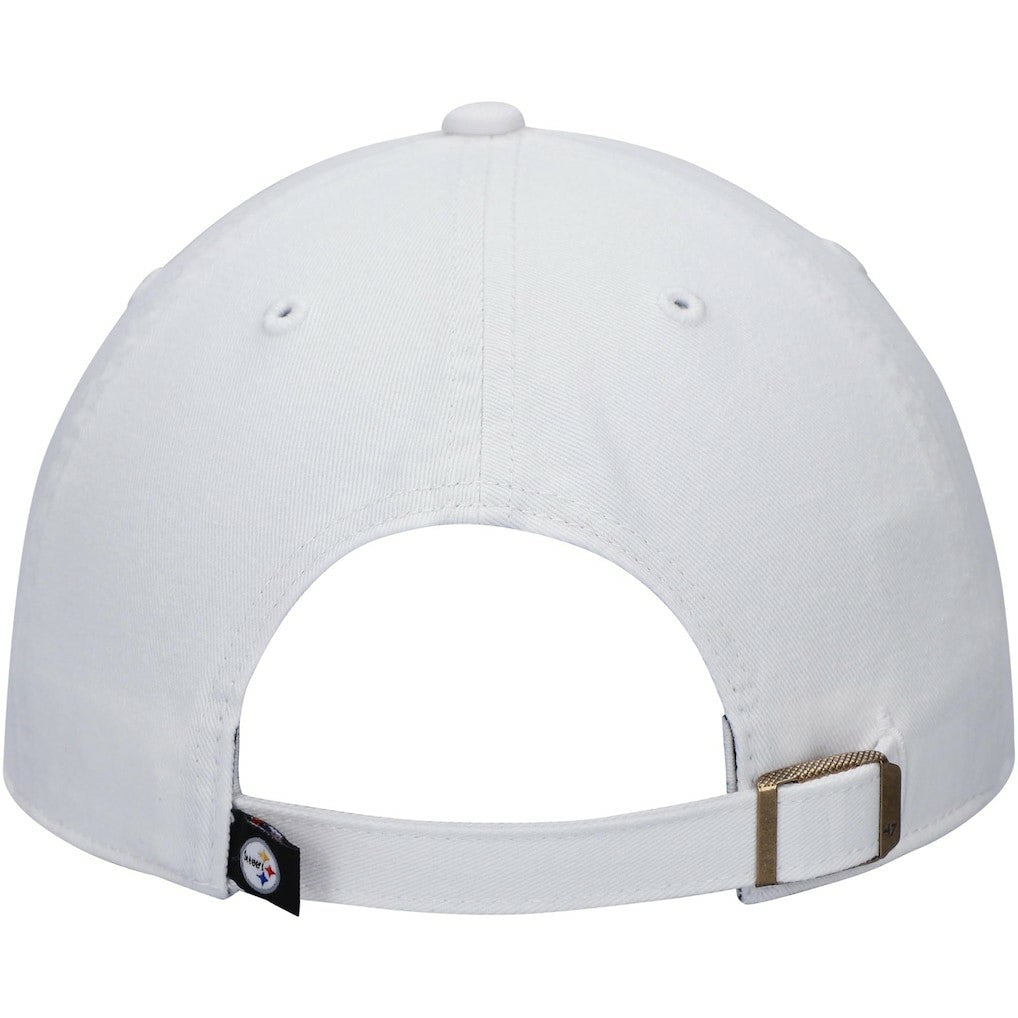 Pittsburgh Steelers '47 Clean Up Adjustable Hat White