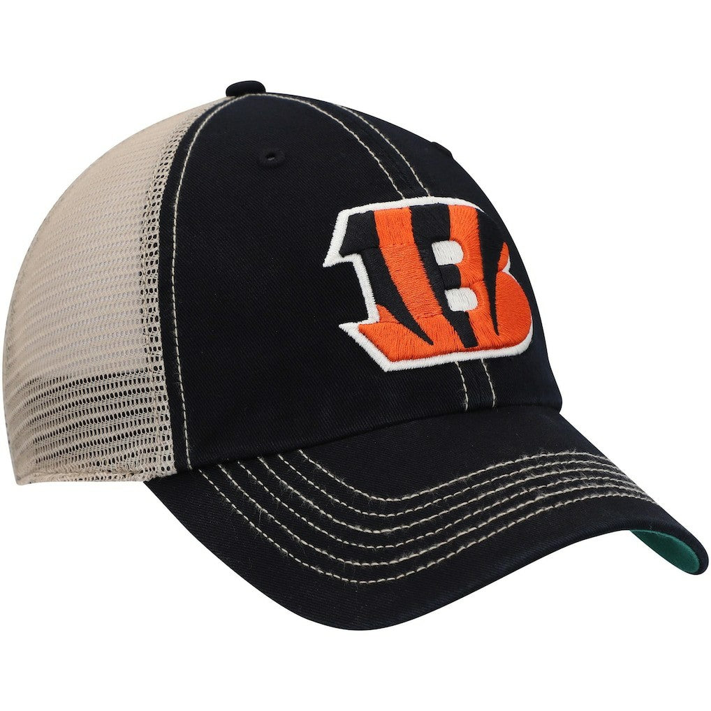 Cincinnati Bengals '47 Trawler Trucker Clean Up Snapback Hat Black/Natural