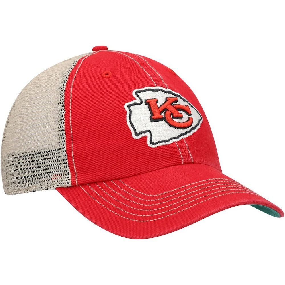 Kansas City Chiefs '47 Trawler Trucker Clean Up Snapback Hat Red/Natural