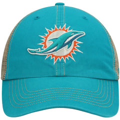 Miami Dolphins '47 Trawler Trucker Clean Up Snapback Hat Aqua/Natural