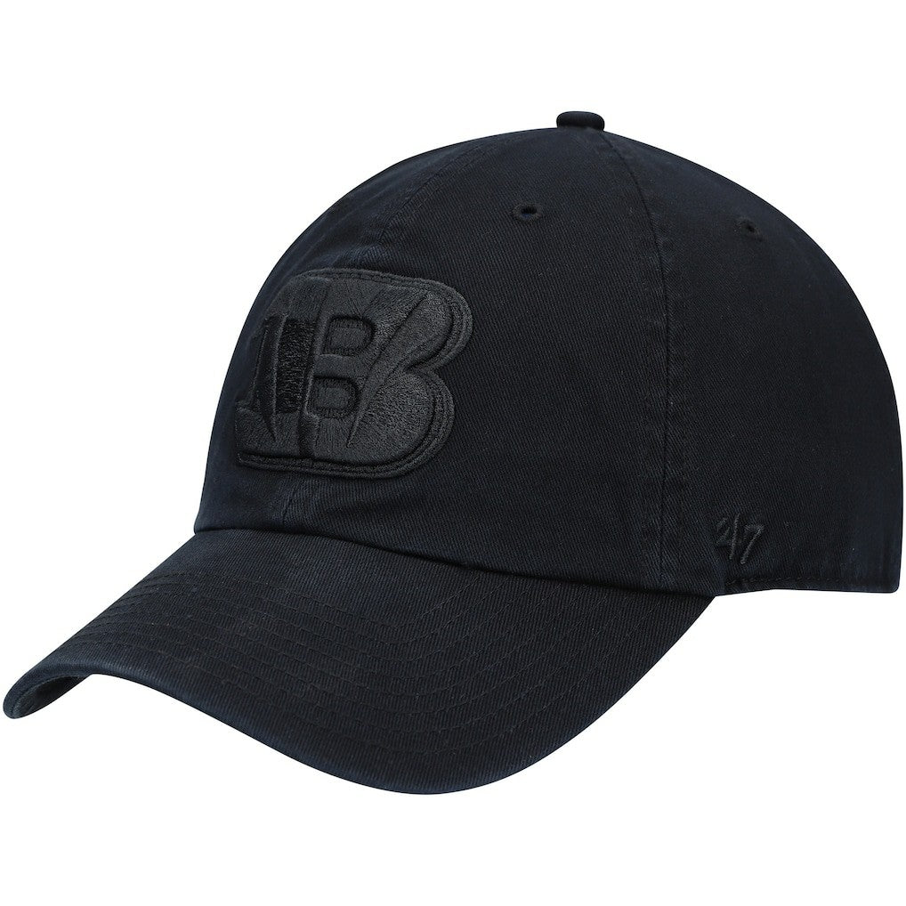 Cincinnati Bengals '47 Team Tonal Clean Up Adjustable Hat Black