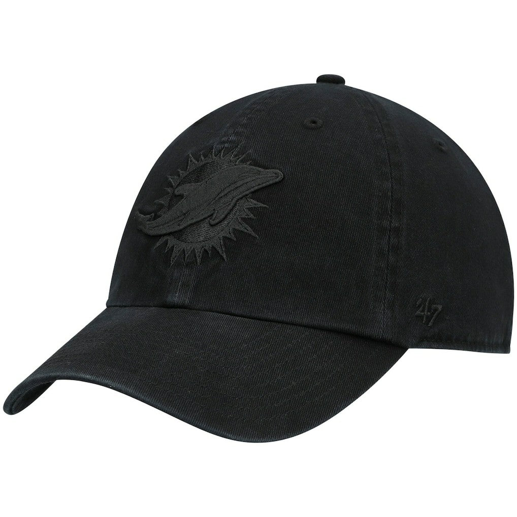 Miami Dolphins '47 Team Tonal Clean Up Adjustable Hat Black