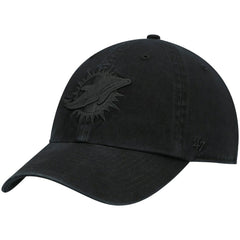 Miami Dolphins '47 Team Tonal Clean Up Adjustable Hat Black
