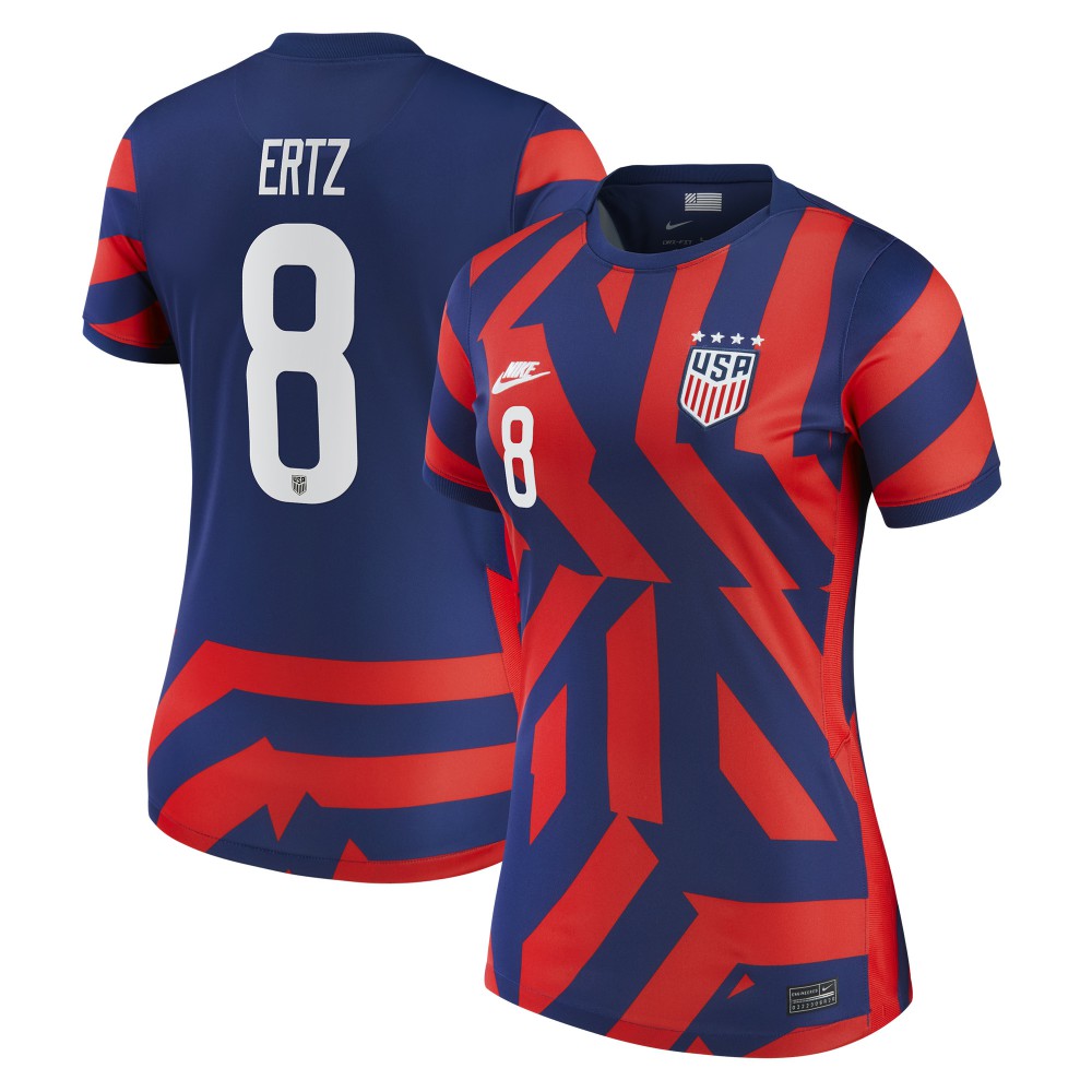 Julie Ertz USWNT Women's 2021/22 Away Vapor Match Player Jersey Blue