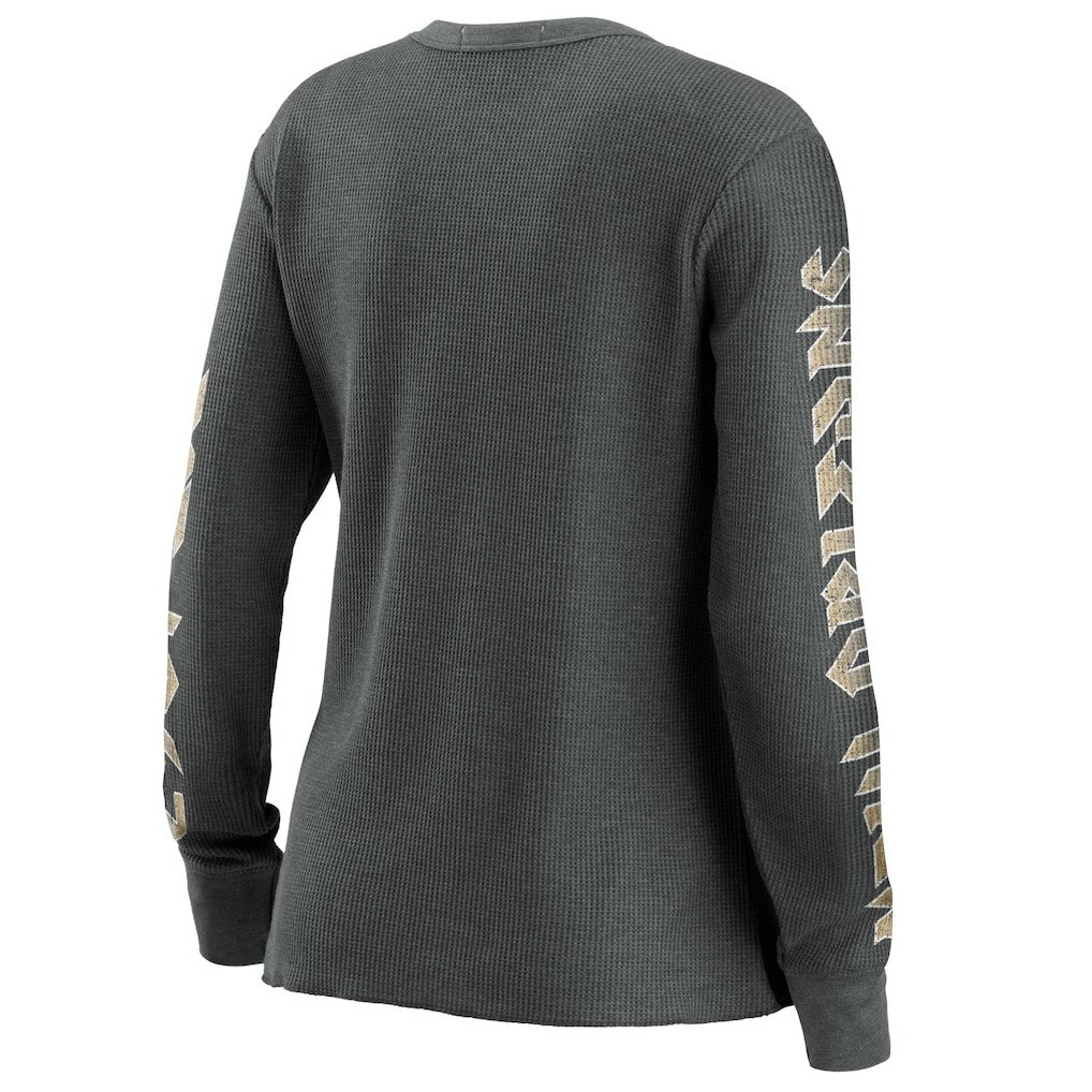 New Orleans Saints WEAR by Erin Andrews Women's Long Sleeve Thermal T-Shirt Gray