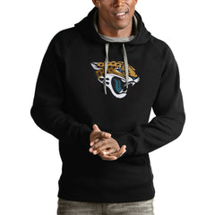 Jacksonville Jaguars Antigua Victory Pullover Hoodie Black