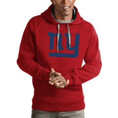 New York Giants Antigua Victory Pullover Hoodie Red