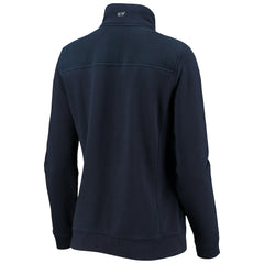 Dallas Cowboys Vineyard Vines Women's Shep Shirt Quarter-Zip Sweatshirt Navy