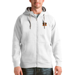Cincinnati Bengals Antigua Victory Full-Zip Hoodie White