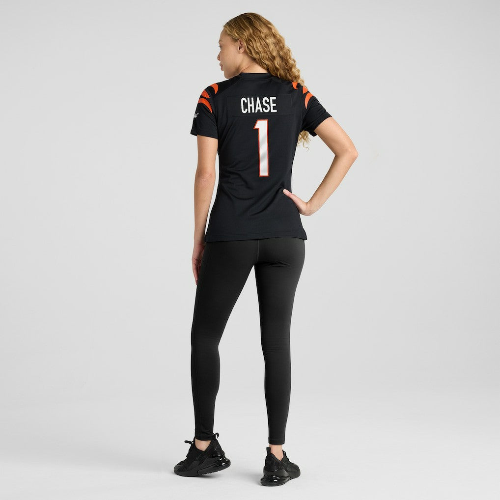 Ja'Marr Chase Cincinnati Bengals Women's Game Jersey Black