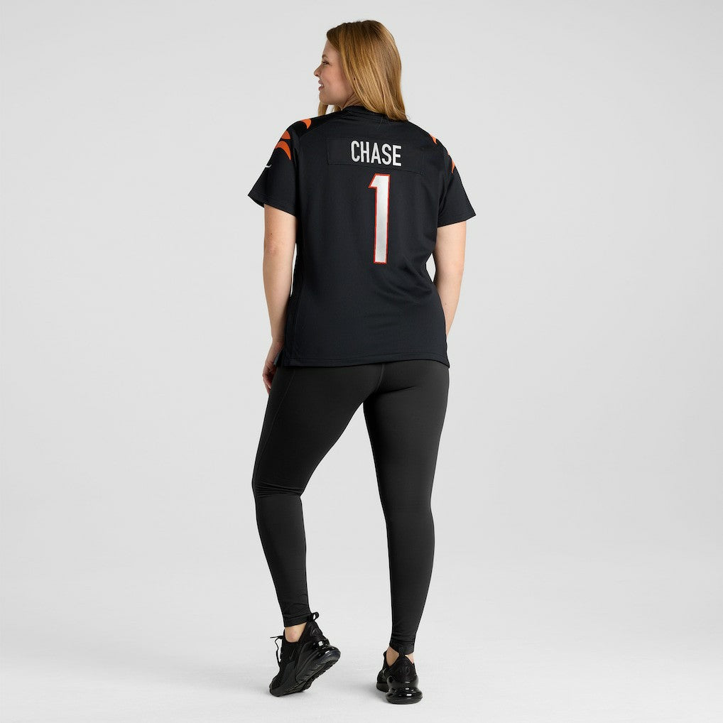 Ja'Marr Chase Cincinnati Bengals Women's Game Jersey Black