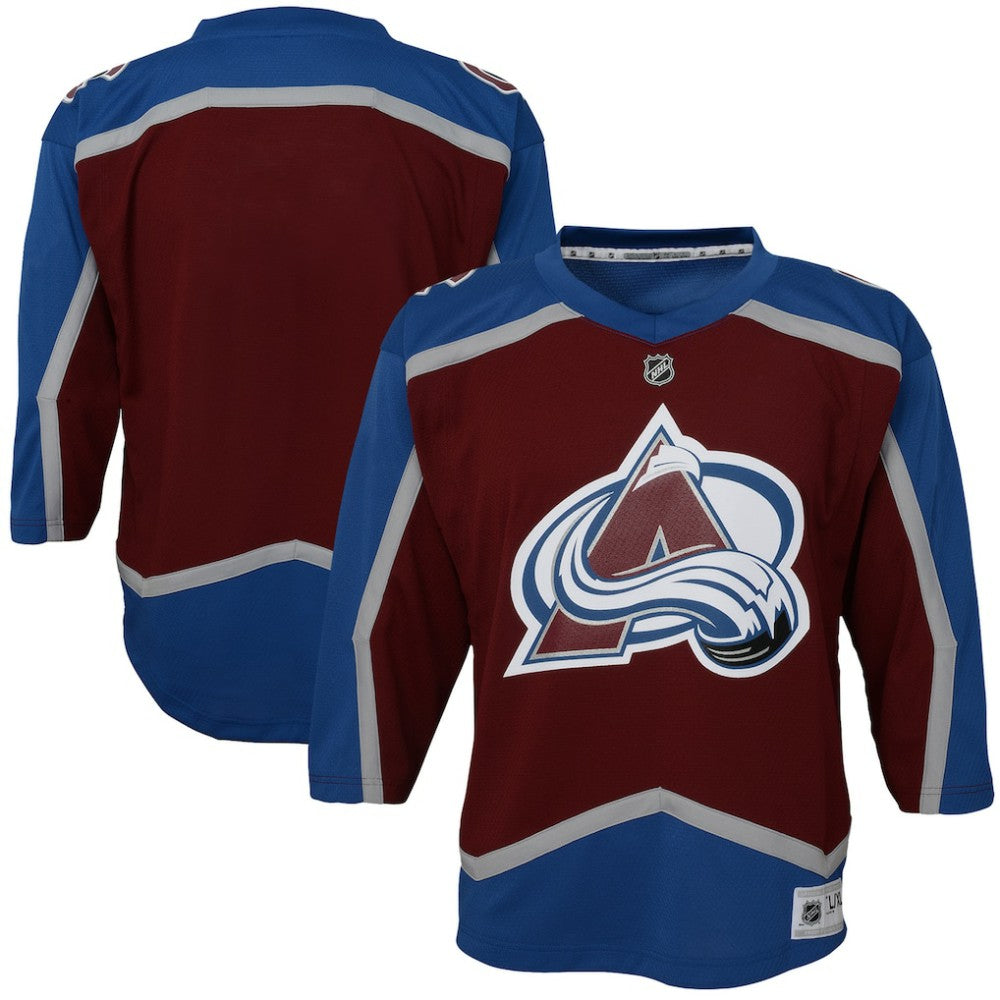 NHL Colorado Avalanche Youth Home Blank Replica Jersey - Burgundy