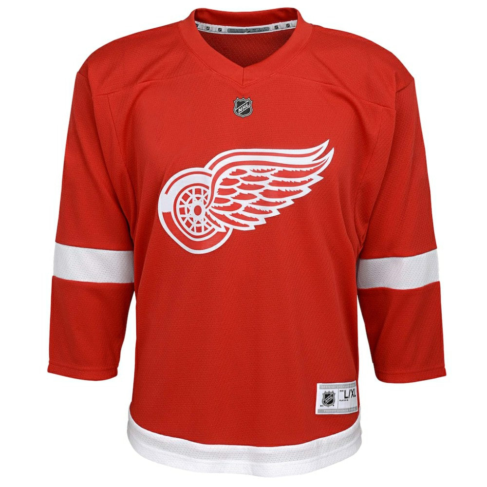 NHL Detroit Red Wings Youth Home Replica Blank Jersey - Red