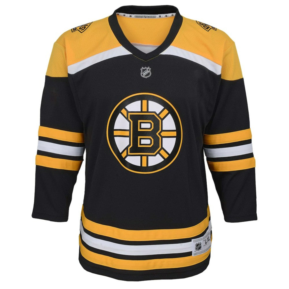 NHL,Custom Boston Bruins Youth Home Replica Custom Jersey - Black