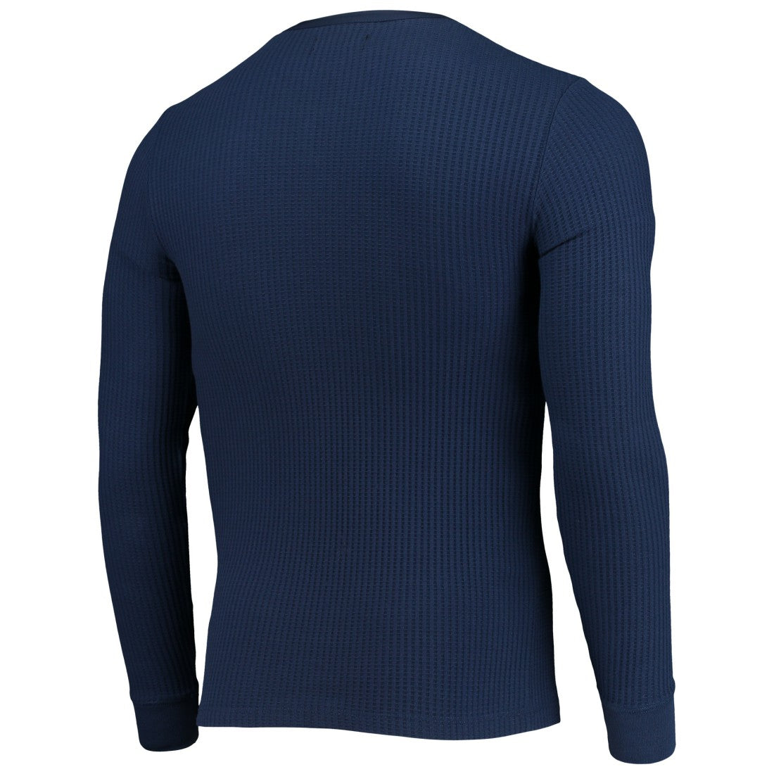 Tennessee Titans Junk Food Thermal Henley Long Sleeve T-Shirt Navy