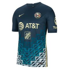 Club America Youth 2021/22 Away Breathe Stadium Replica Jersey Navy