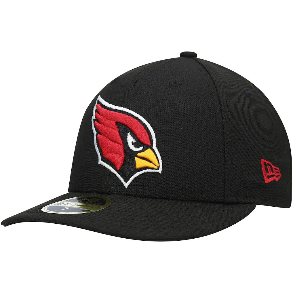 Arizona Cardinals New Era Omaha Low Profile 59FIFTY Fitted Hat Black