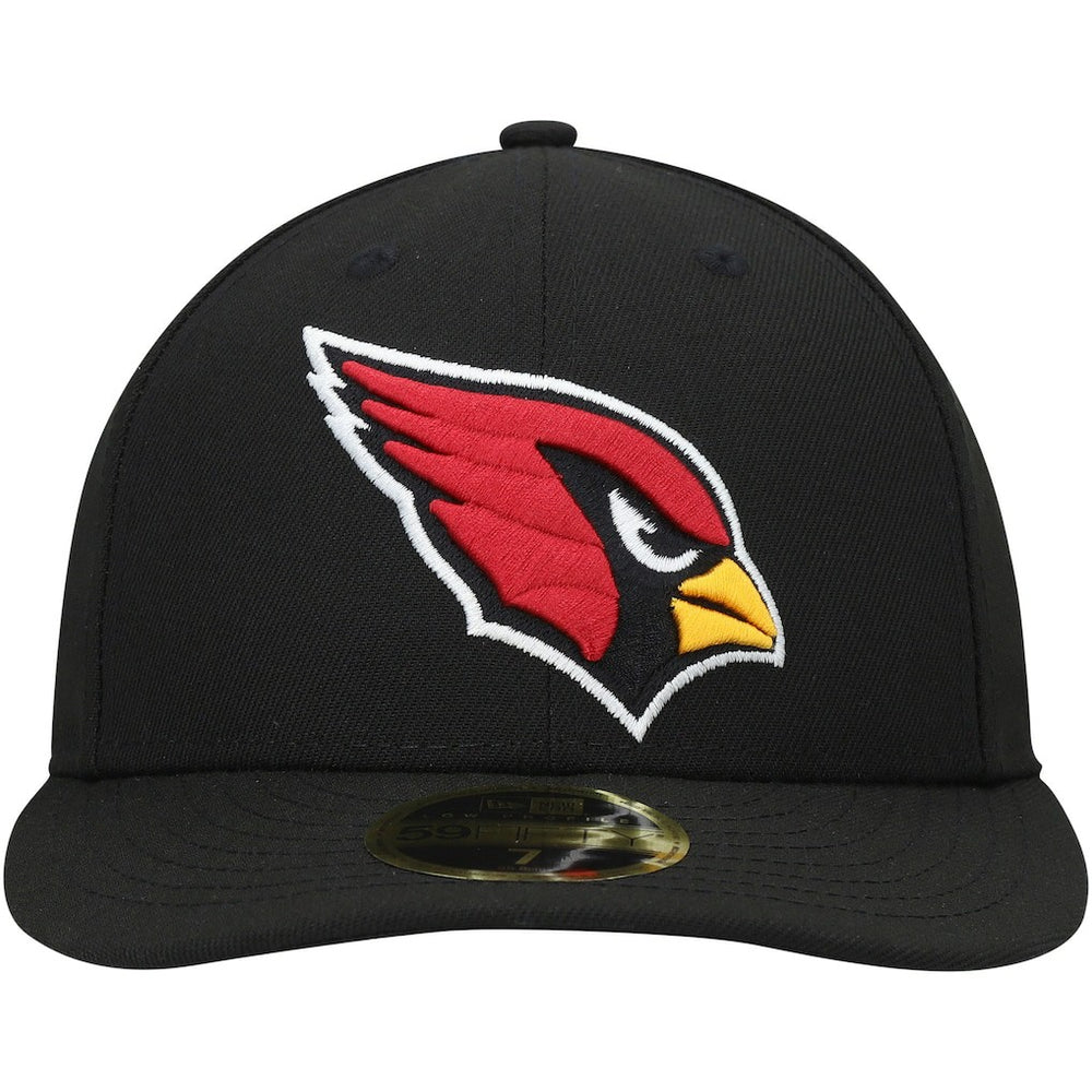 Arizona Cardinals New Era Omaha Low Profile 59FIFTY Fitted Hat Black