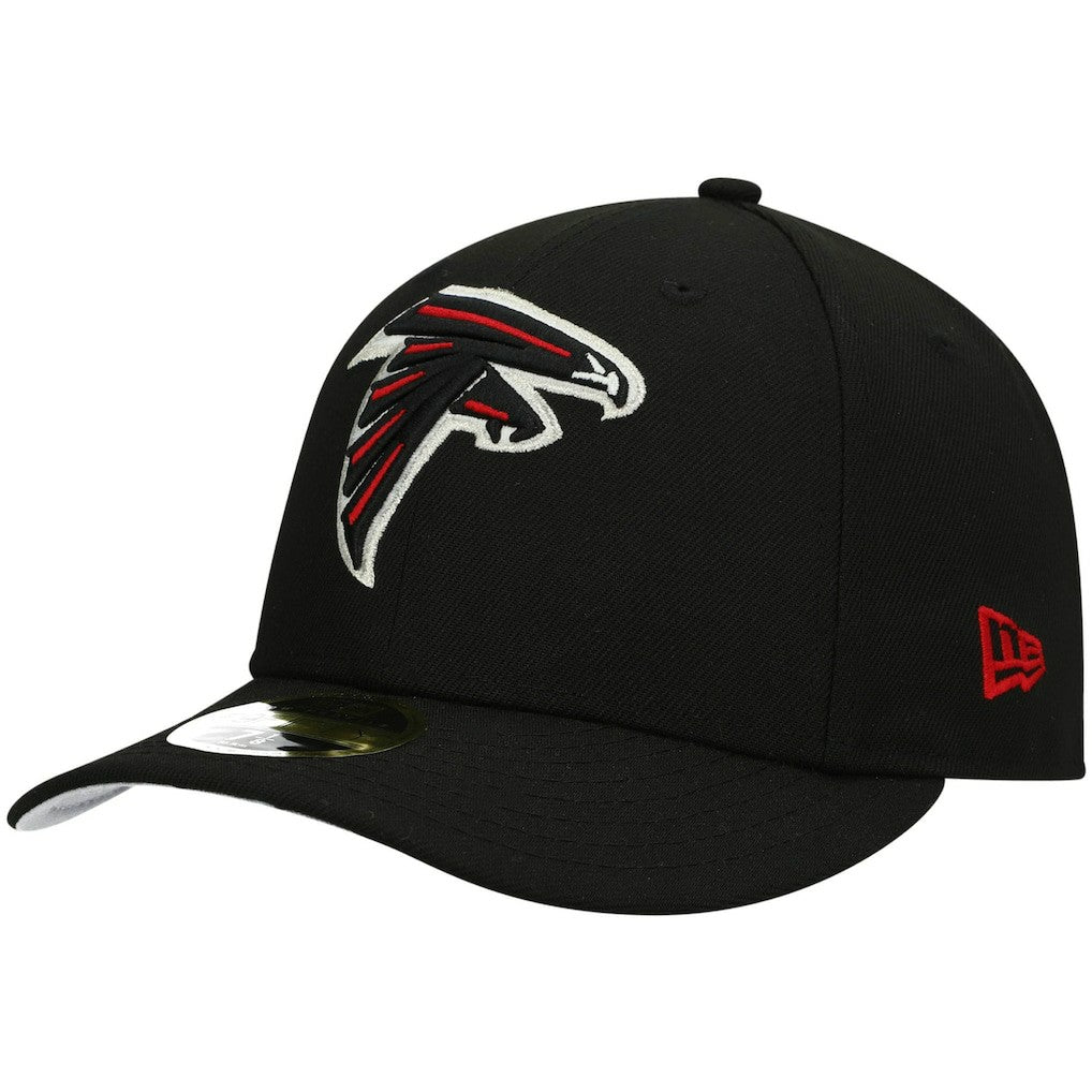 Atlanta Falcons New Era Omaha Low Profile 59FIFTY Fitted Hat Black