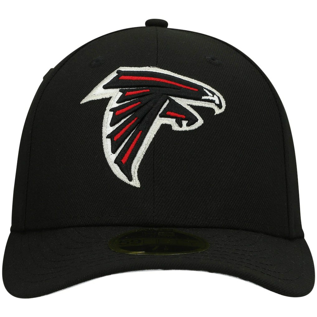 Atlanta Falcons New Era Omaha Low Profile 59FIFTY Fitted Hat Black