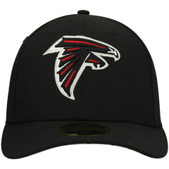 Atlanta Falcons New Era Omaha Low Profile 59FIFTY Fitted Hat Black