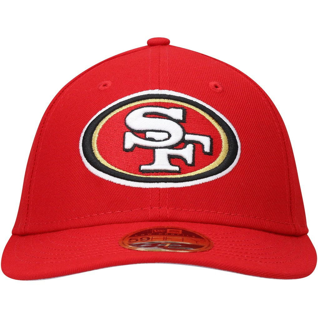 San Francisco 49ers New Era Omaha Low Profile 59FIFTY Fitted Hat Scarlet