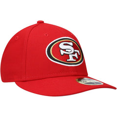 San Francisco 49ers New Era Omaha Low Profile 59FIFTY Fitted Hat Scarlet