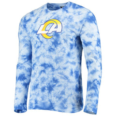Los Angeles Rams New Era Tie-Dye Long Sleeve T-Shirt Royal
