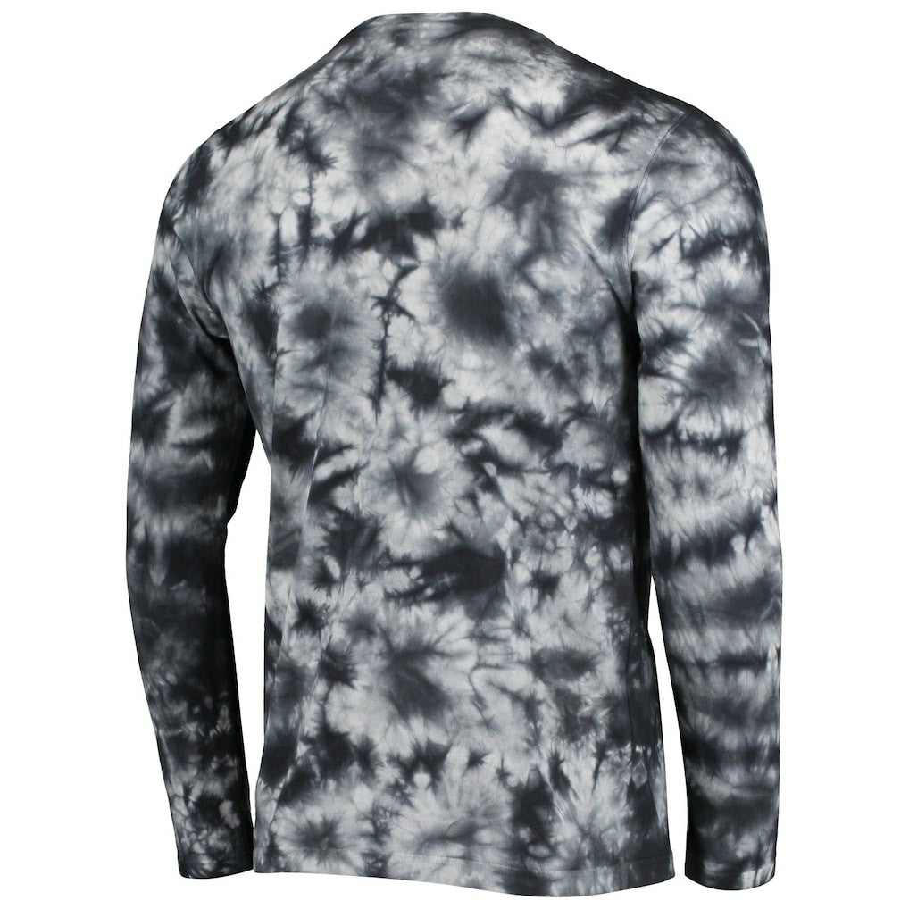 Las Vegas Raiders New Era Tie-Dye Long Sleeve T-Shirt Black