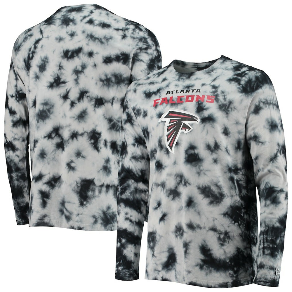 Atlanta Falcons New Era Tie-Dye Long Sleeve T-Shirt Black
