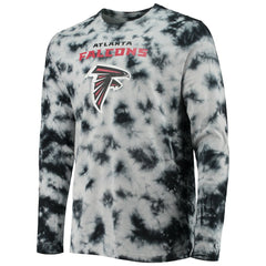 Atlanta Falcons New Era Tie-Dye Long Sleeve T-Shirt Black