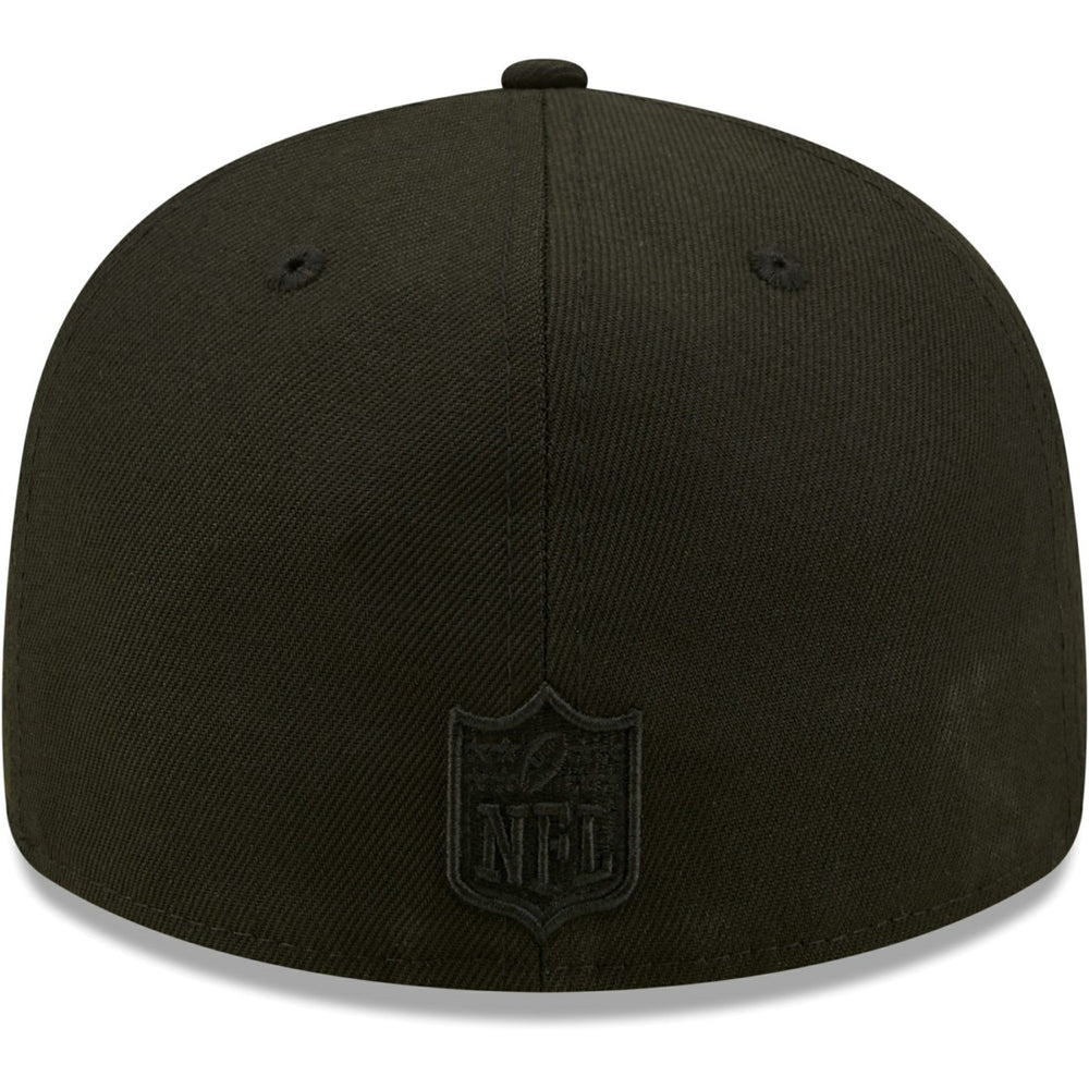 Houston Texans New Era Black on Black Low Profile 59FIFTY II Fitted Hat Black