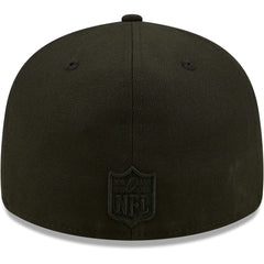 Houston Texans New Era Black on Black Low Profile 59FIFTY II Fitted Hat Black