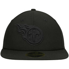 Tennessee Titans New Era Black on Black Low Profile 59FIFTY II Fitted Hat Black