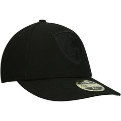 Baltimore Ravens New Era Black on Black Low Profile 59FIFTY II Fitted Hat Black