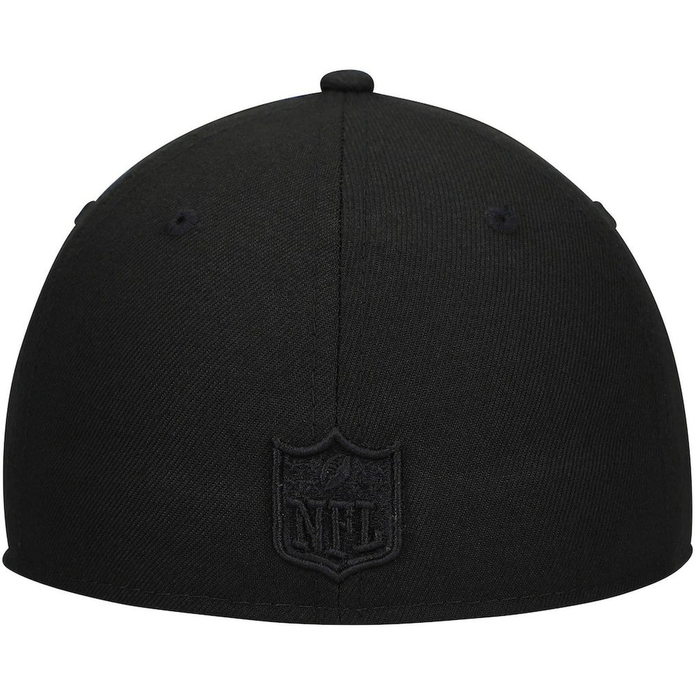 Cleveland Browns New Era Historic Logo Black on Black Low Profile 59FIFTY II Fitted Hat Black