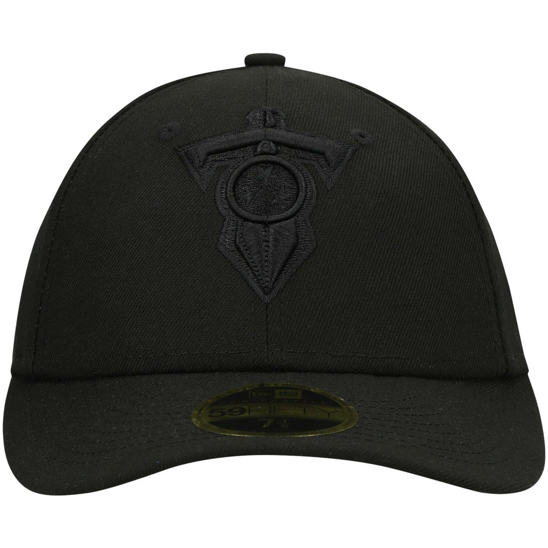 Tennessee Titans New Era Alternate Logo Black on Black Low Profile 59FIFTY II Fitted Hat Black